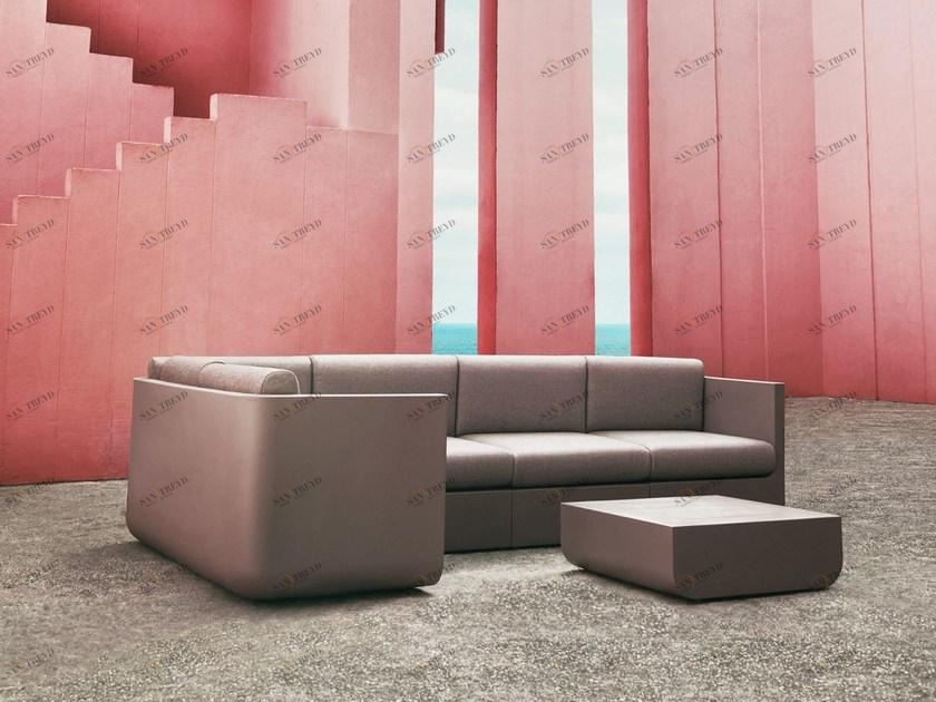 VONDOM Модульный угловой садовый диван Ulm sun-id-1464271