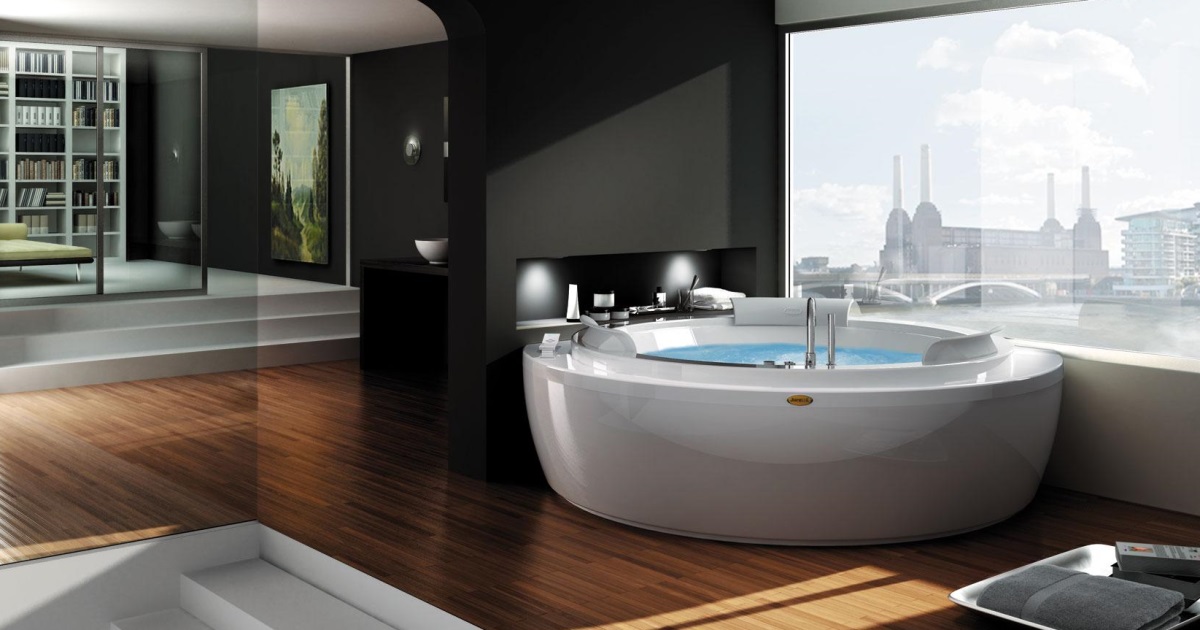 Ванна угловая с гидромассажем "BASE" Nova Corner 9H43-554A Jacuzzi 9H43554A - Вид №2