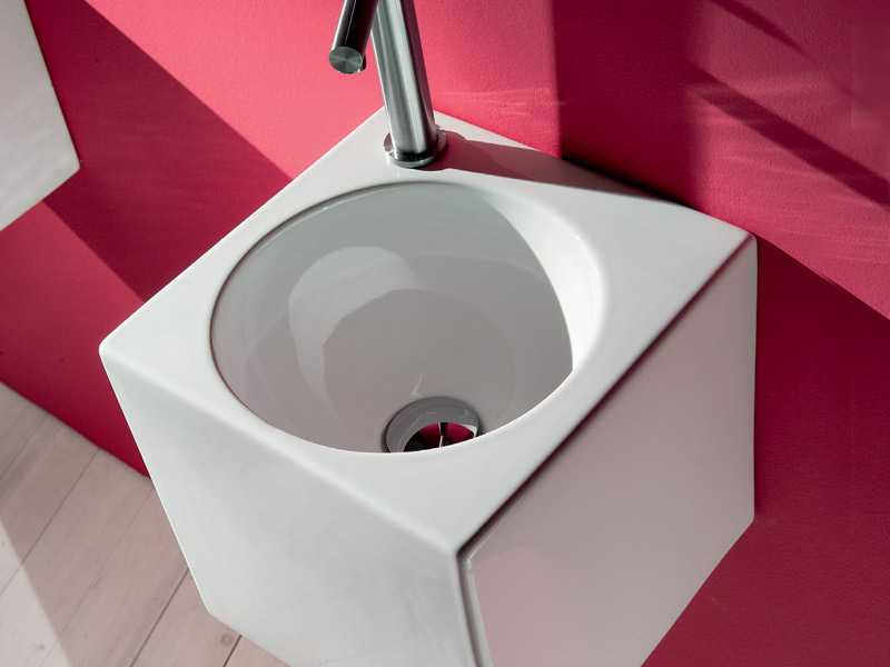 L310T0RDV1.100 Подвесная раковина квадратная A. e T. Italia IDEA Белый глянцевый AeT ITALIA - Вид №1