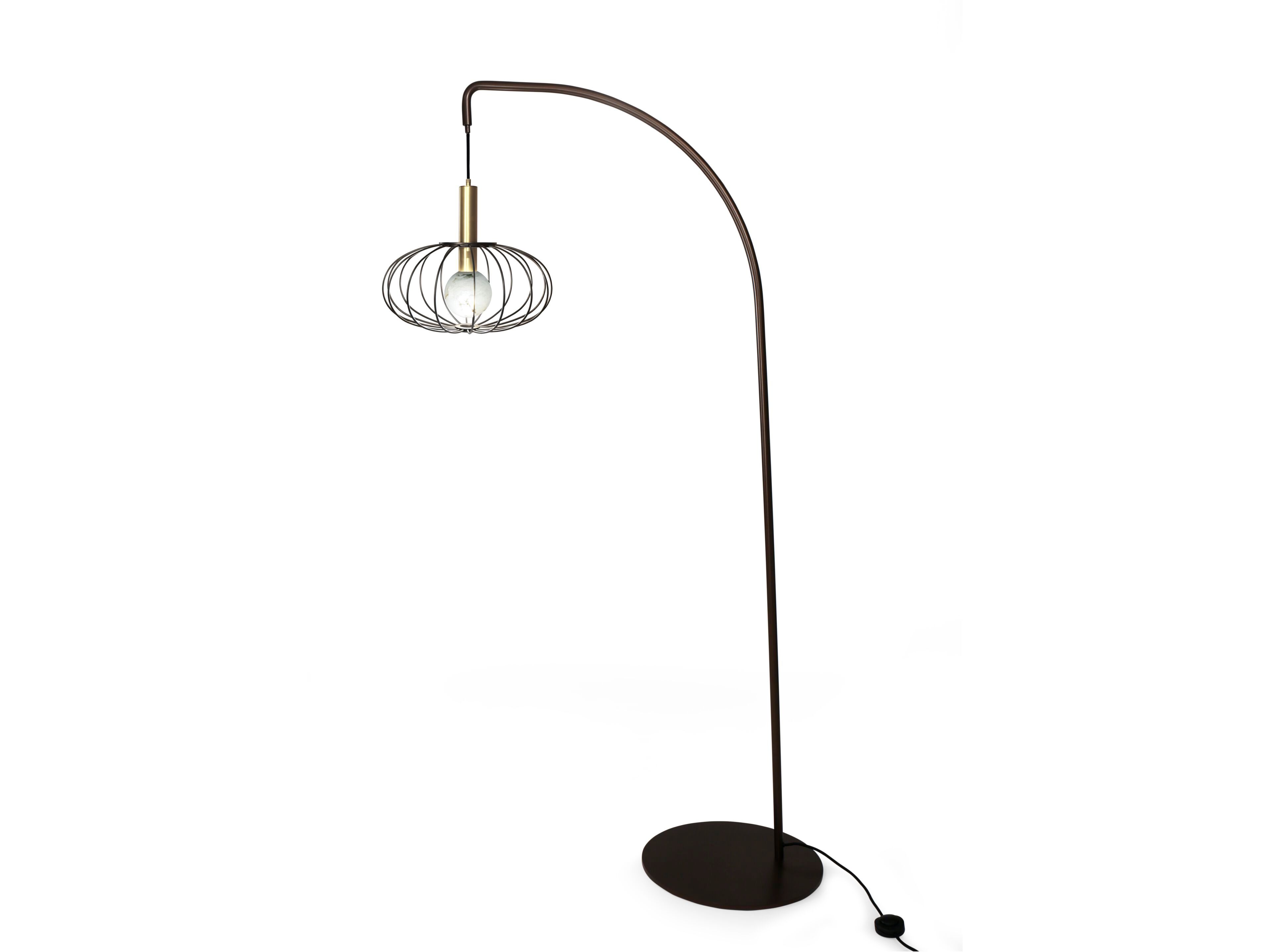 Металлический светодиодный торшер Borzalino ARCH-00084002