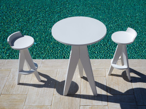 Высокий круглый стол Poleasy®