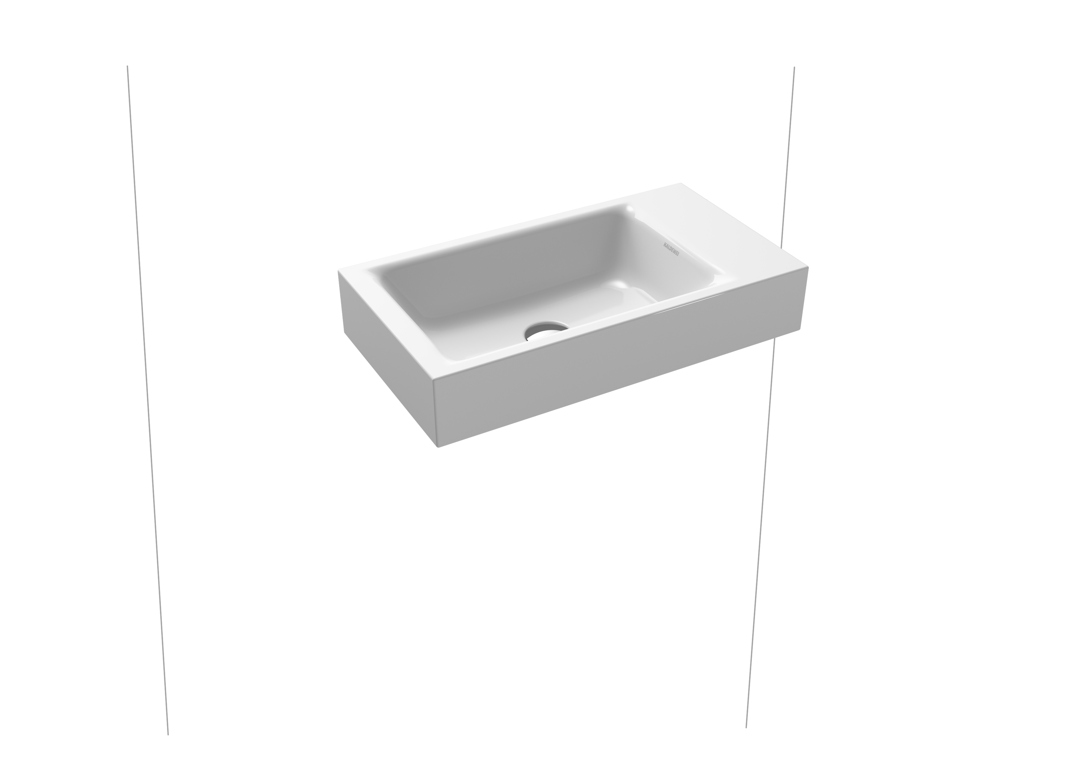 Умывальник KALDEWEI Сталь эмалированная 3162 455 холодный серый 70 31623083455  - Вид №1
