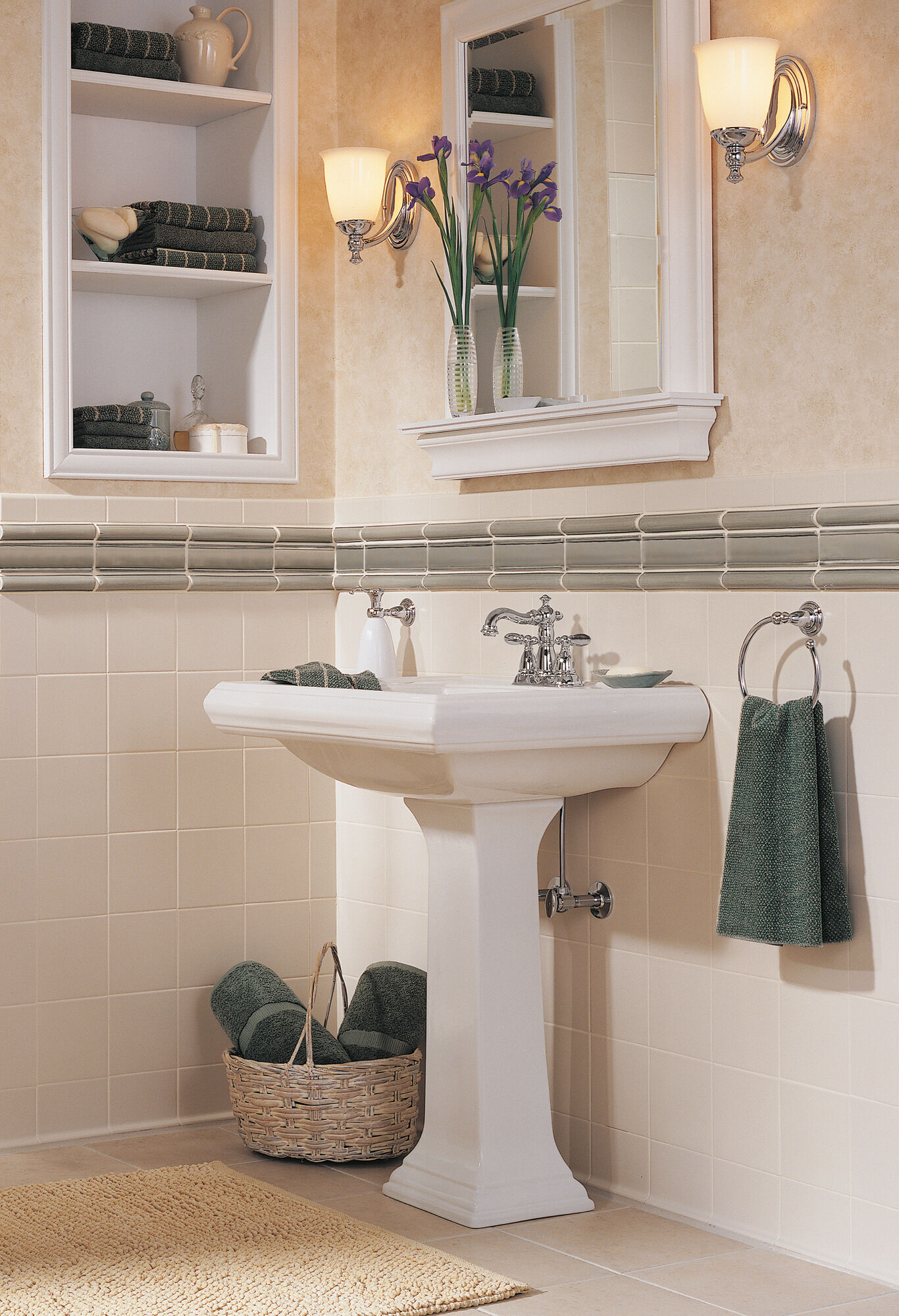 75046-PT Кольцо для полотенца Delta Faucet Victorian Выдержанный оловянный - Вид №1