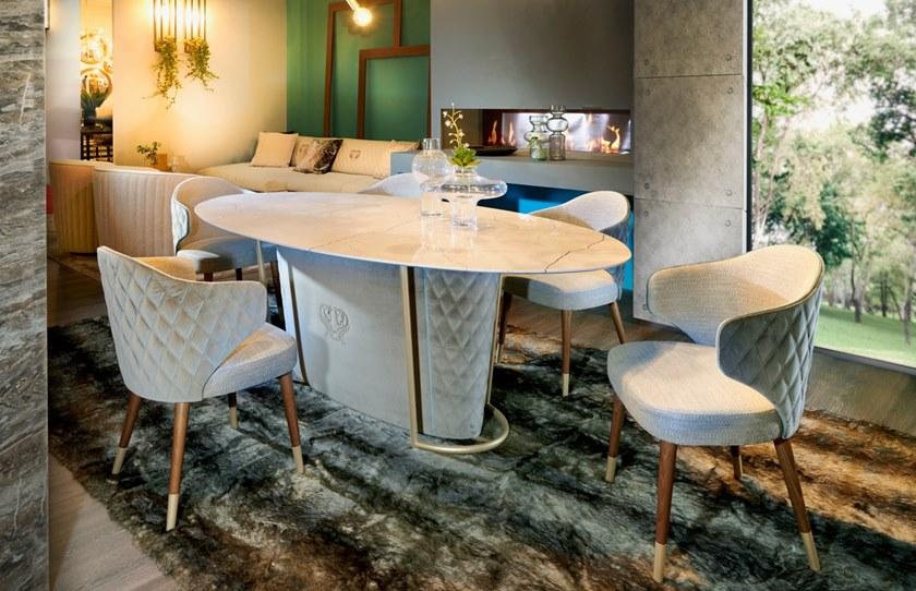 Former In Italia Стул из ткани с подлокотниками Gilda sun-id-1447990 - Вид №1