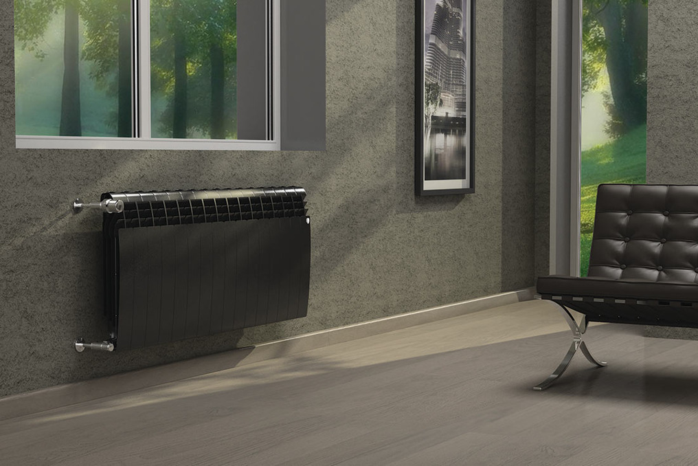 Радиатор биметаллический Royal Thermo Biliner Noir Sable 350 (черный)  - 4 секции sun-id-646047 - Вид №2