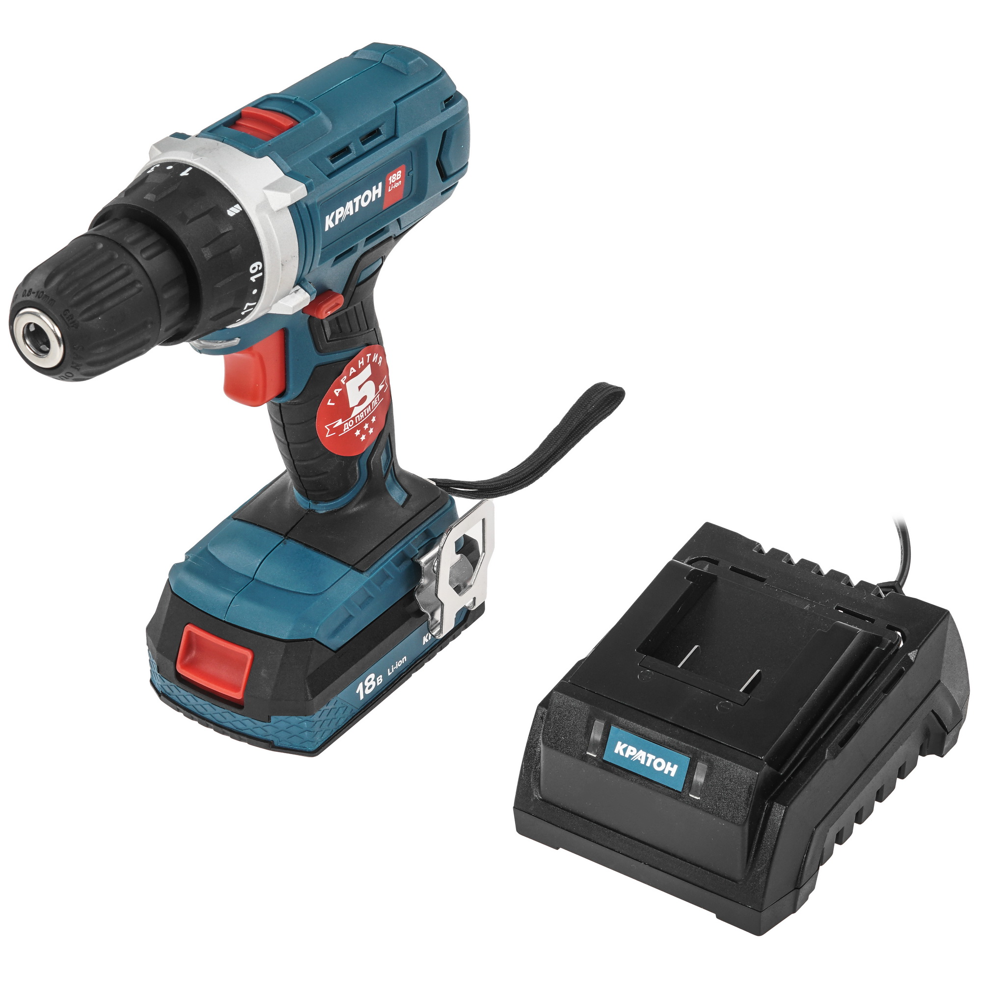 Дрель-шуруповерт Кратон CD18-OFA SET 9127744 STDN-0101567 - Вид №1