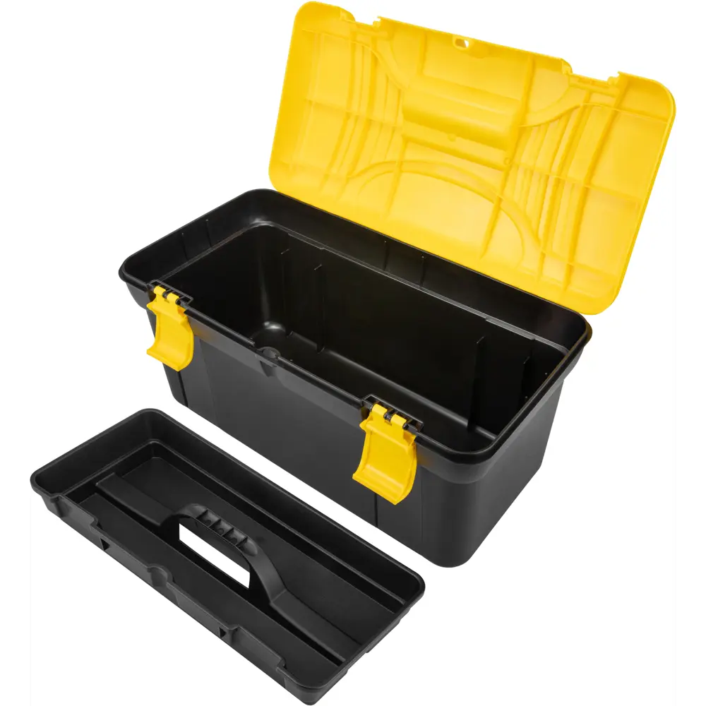 Ящик для инструментов БЫТПЛАСТ с органайзером и замками 50х26х27 см 89416335 STLM-1566640 - Вид №2