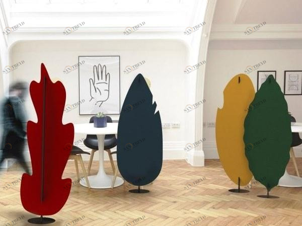 Slalom Отдельно стоящая звукопоглощающая перегородка для офиса Felt sun-id-1359160