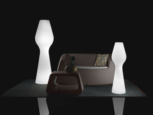 Светодиодный напольный светильник из полиэтилена