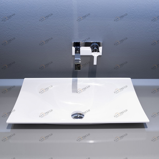 FOGLIO63 Накладная раковина под столешницу  овальная Antoniolupi 