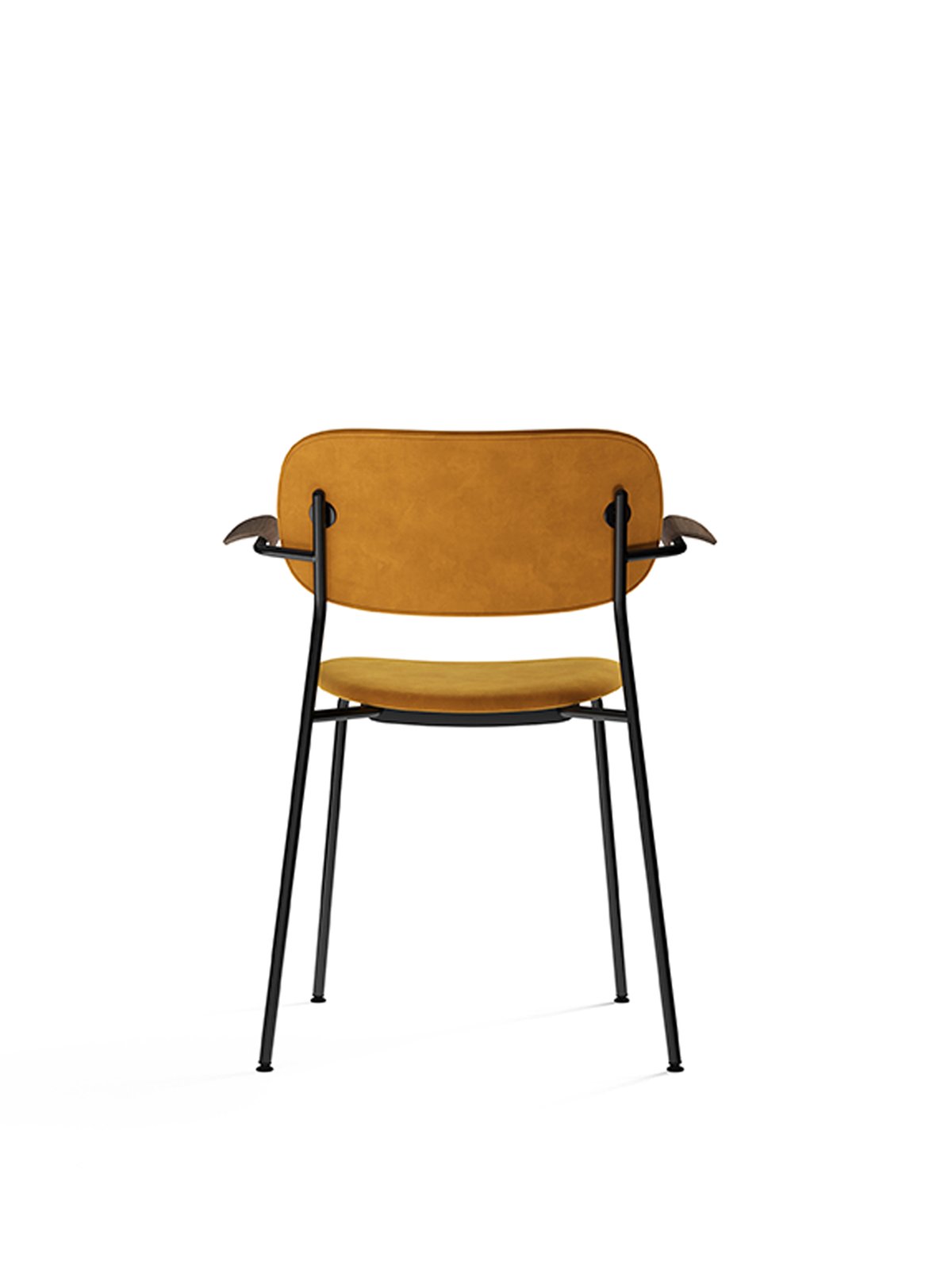 1115004-001H00ZZ MENU Обеденный стул, полностью обитый, с подлокотником, черный Черный дуб | Дакар - 0842  - Вид №15