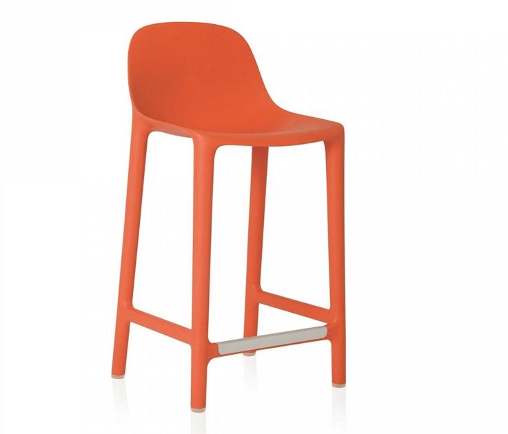 Emeco Табурет полипропиленовый с подставкой для ног Broom sun-id-1406779 - Вид №3