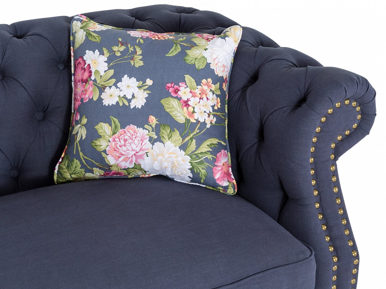 Диван прямой синий Sanders KELLY LOUNGE ДИЗАЙНЕРСКИЕ 045507 Синий  - Вид №3