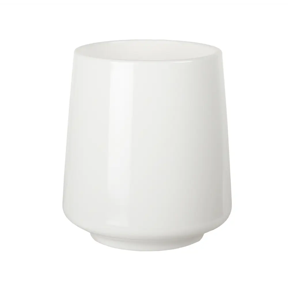 Стакан для зубных щёток Аквалиния Блум пластик цвет белый STLM-2157344