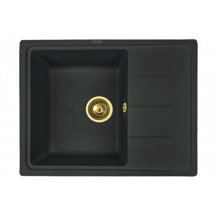 Zorg GR 615 Black Bronze Мойка кухонная прямоугольная Zorg  - Вид №1