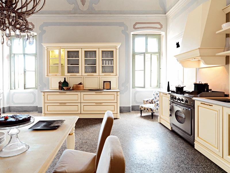 Cesar Кухня из лакированной мдф с ручками Elite sun-id-1434197 - Вид №2