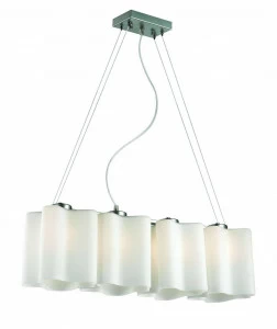 Подвесная люстра ST Luce Onde SL116.503.04 ST LUCE ДИЗАЙНЕРСКИЕ, ONDE 056440 Белый