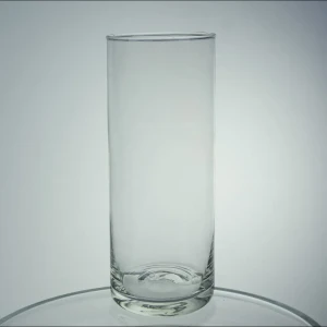 Ваза Пиксель стекло прозрачная h 23 см