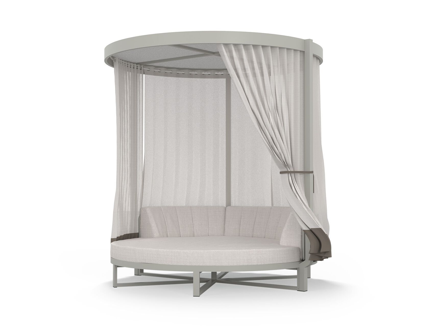 Круглая Садовая кровать из ткани с балдахином MAMAGREEN Munia ARCH-00000282 - Вид №1