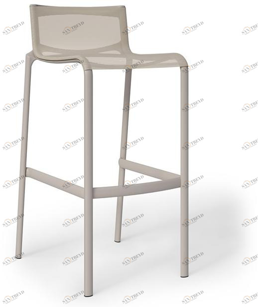 Alias Высокий табурет из алюминия и пвх Frame sun-id-1446103