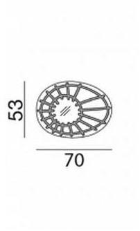 Gervasoni Овальное настенное зеркало Brick sun-id-1378830 - Вид №8