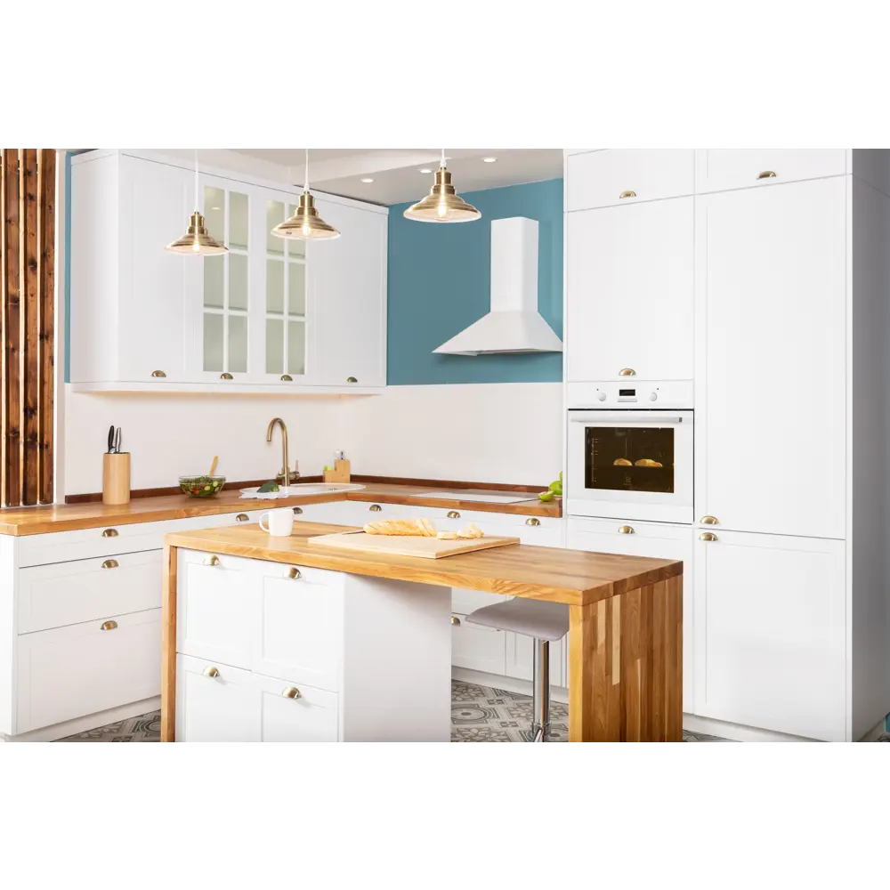 Фасад для кухни Ньюпорт Delinia ID - матовый белый МДФ с филенкой 82010401 STLM-0017291 - Вид №12