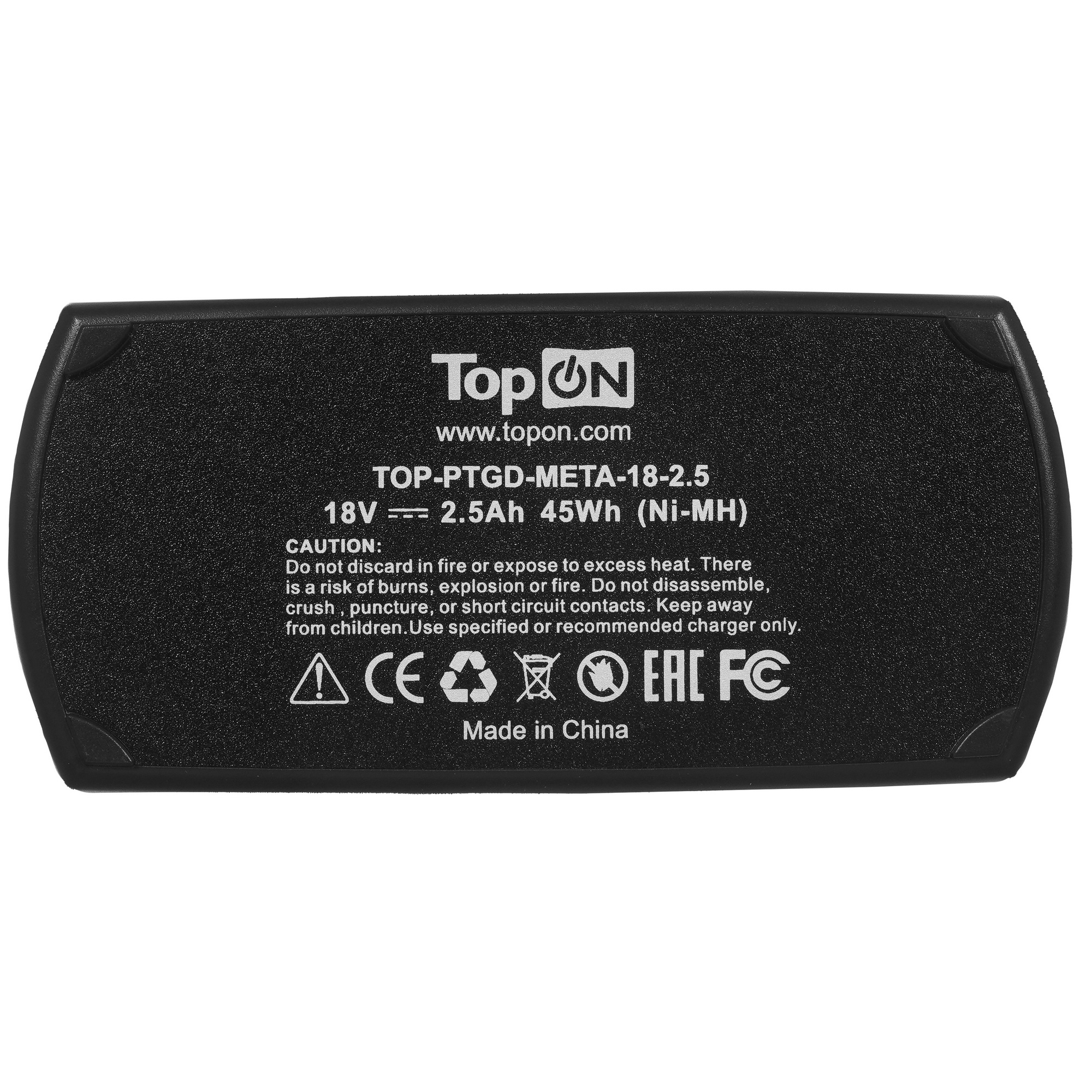 Аккумулятор TopON TOP-PTGD-META-18-2.5 9954086 STDN-0001185 - Вид №2