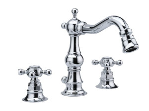 Смеситель для биде с 3 отверстиями и автоматическим сливом