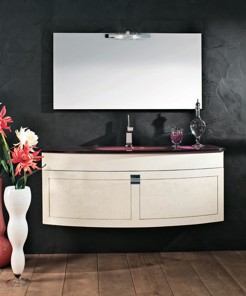 8088 Tifernoit Белая лакированная композиция для ванной Bagno  - Вид №1