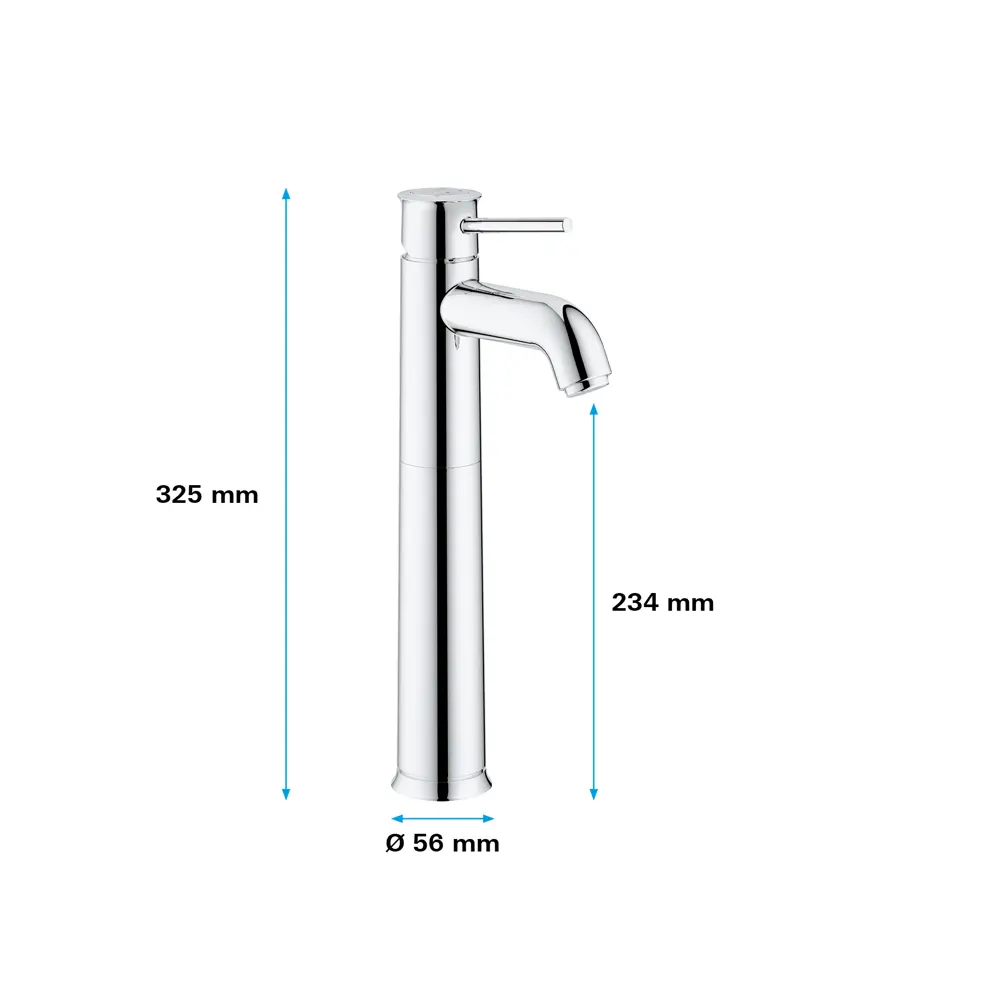 Смеситель для раковины Grohe Start Classic однорычажный, цвет хром 81897757 STLM-2151299 - Вид №4