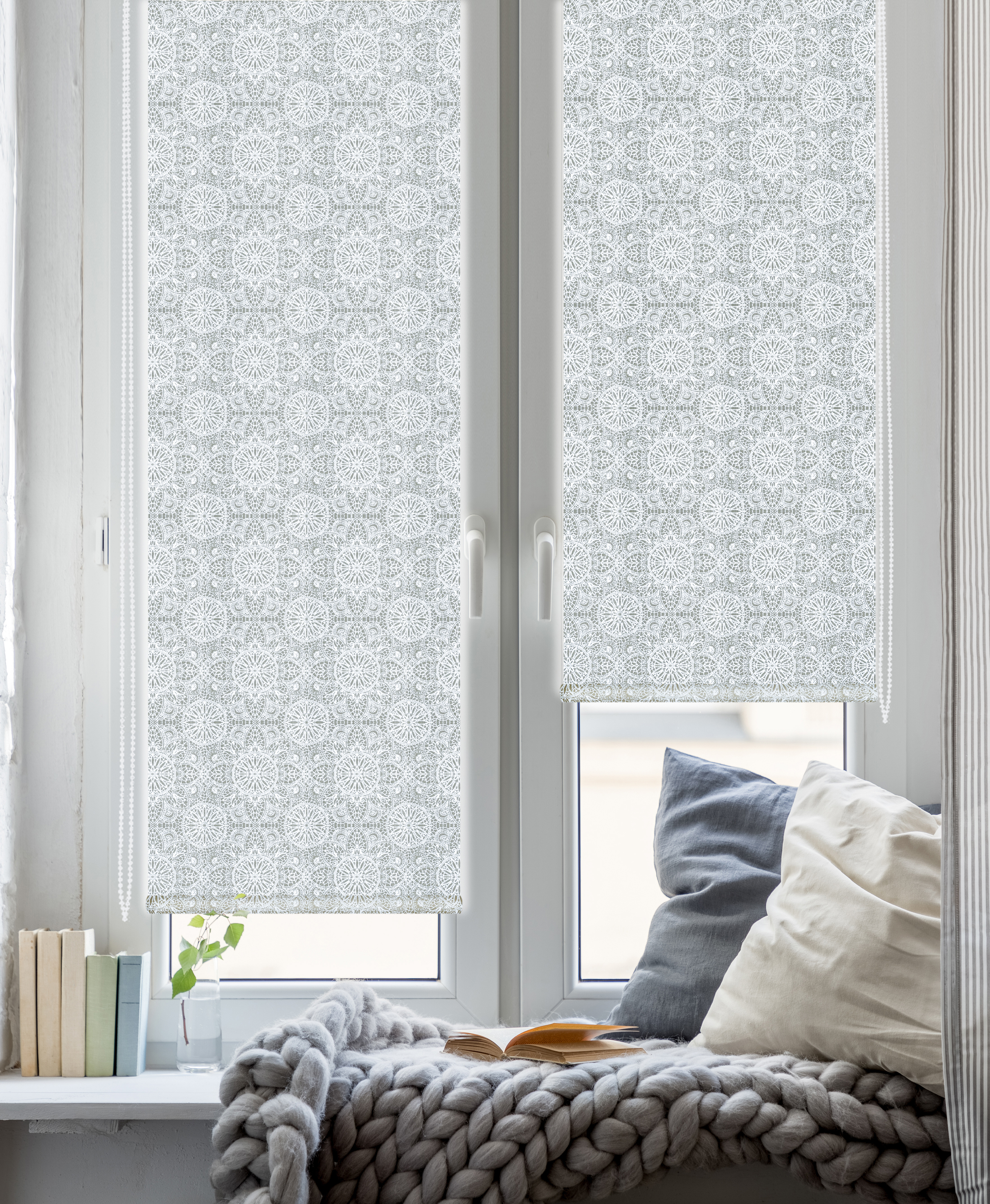 Рулонная штора GARDEN Neo Classic с орнаментом мандала 60×160 см 82934349 STLM-0038133 - Вид №6