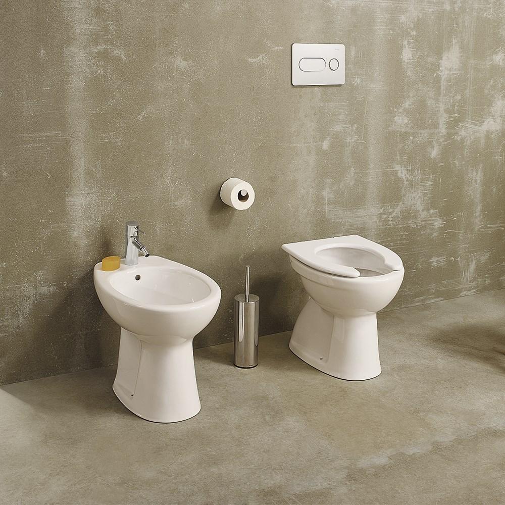 Набор Sanitana приставной MUNIQUE: чаша + крышка slim S10073523400000;S80007262500000 - Вид №3