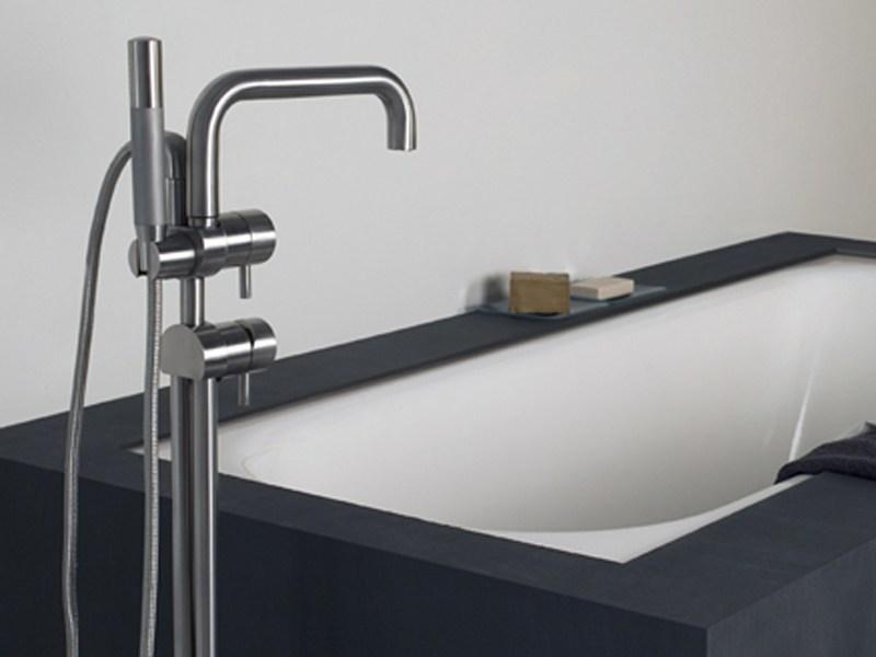 MINA Напольный смеситель для ванны из нержавеющей стали с ручным душем Stiriana 6780400t - Вид №1