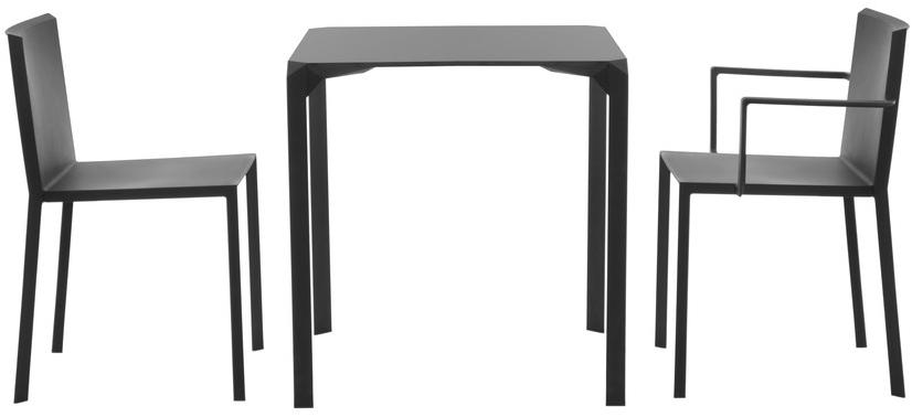 VONDOM Квадратный садовый стол из полиамида Quartz sun-id-1500400 - Вид №1