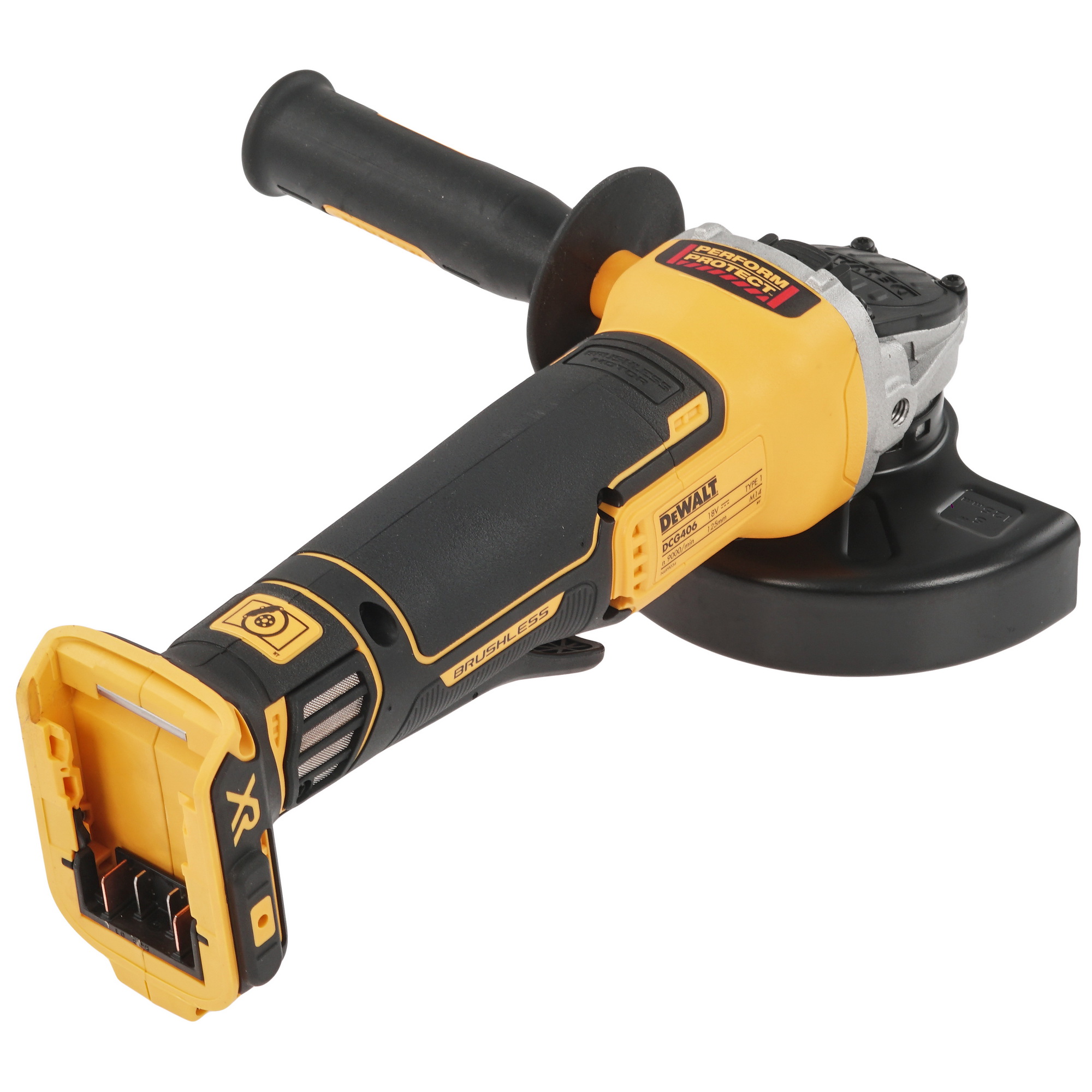 Углошлифовальная машина (УШМ) DeWalt DCG406NT-XJ XR FLEXVOLТ 18/54V  , Без ЗУ, Без АКБ 5440973 STDN-0076145 - Вид №1