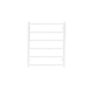 Полотенцесушитель водяной лесенка Вармо Ригель 64.6x50 см нижняя подводка 3/4" нержавеющая сталь цвет белый