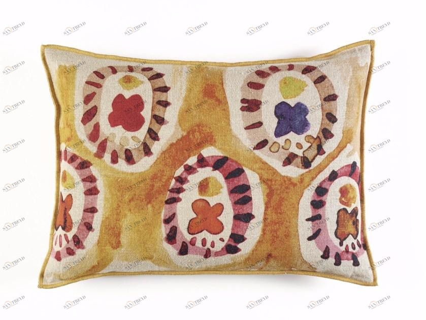 Élitis Прямоугольная подушка из льна со съемным чехлом  Co 134 