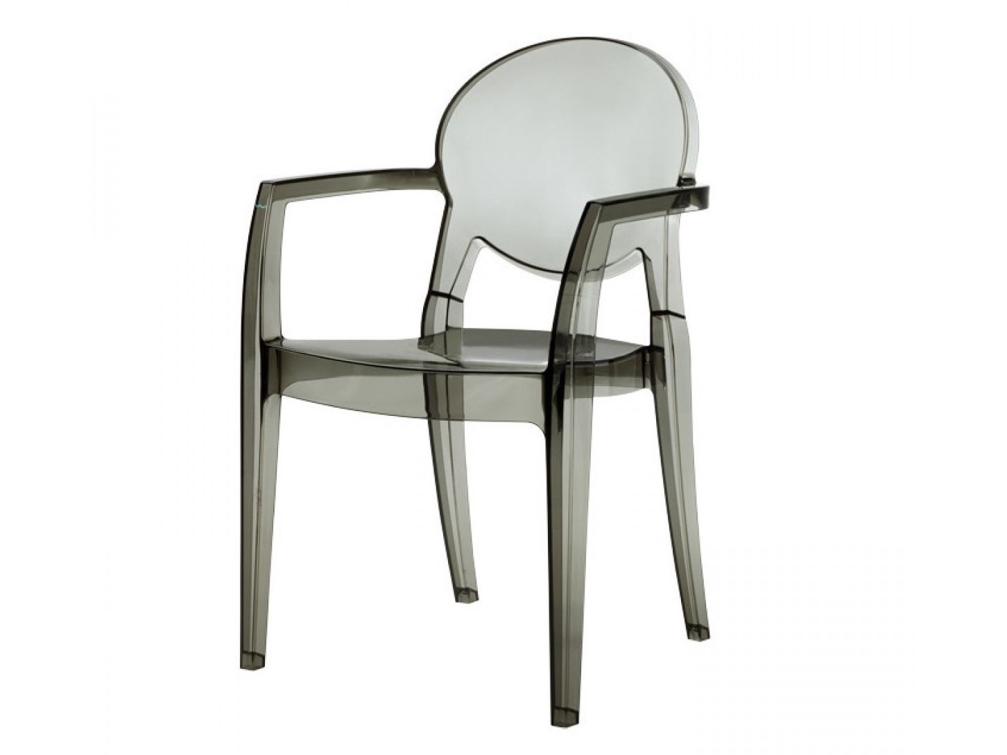 Штабелируемый стул из поликарбоната с подлокотниками S-CAB Igloo ARCH-00124350