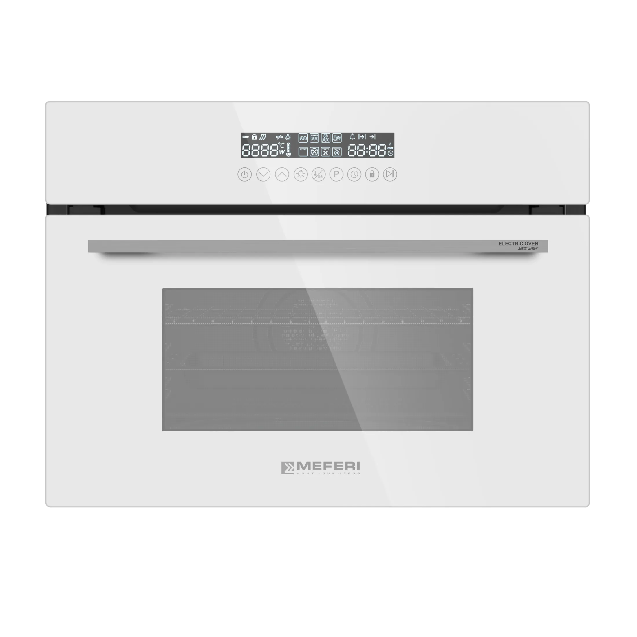 9168822 Электрический духовой шкаф Meferi MEO608WH MICROWAVE белый STDN-0039776