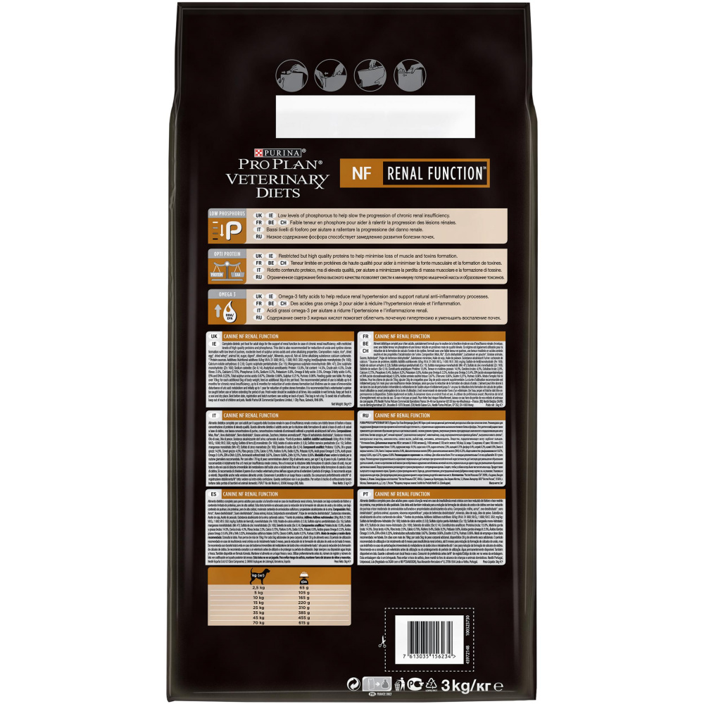 ПР0033141 Корм для собак Veterinary Diets при патологии почек, сух. 3кг Pro Plan  - Вид №5