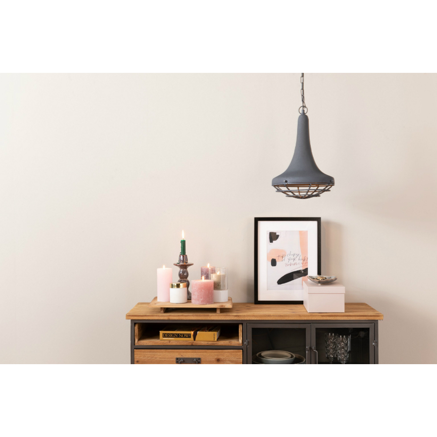 Лампа подвесная Wout, серая матовая White Label Living 5300140 - Вид №1