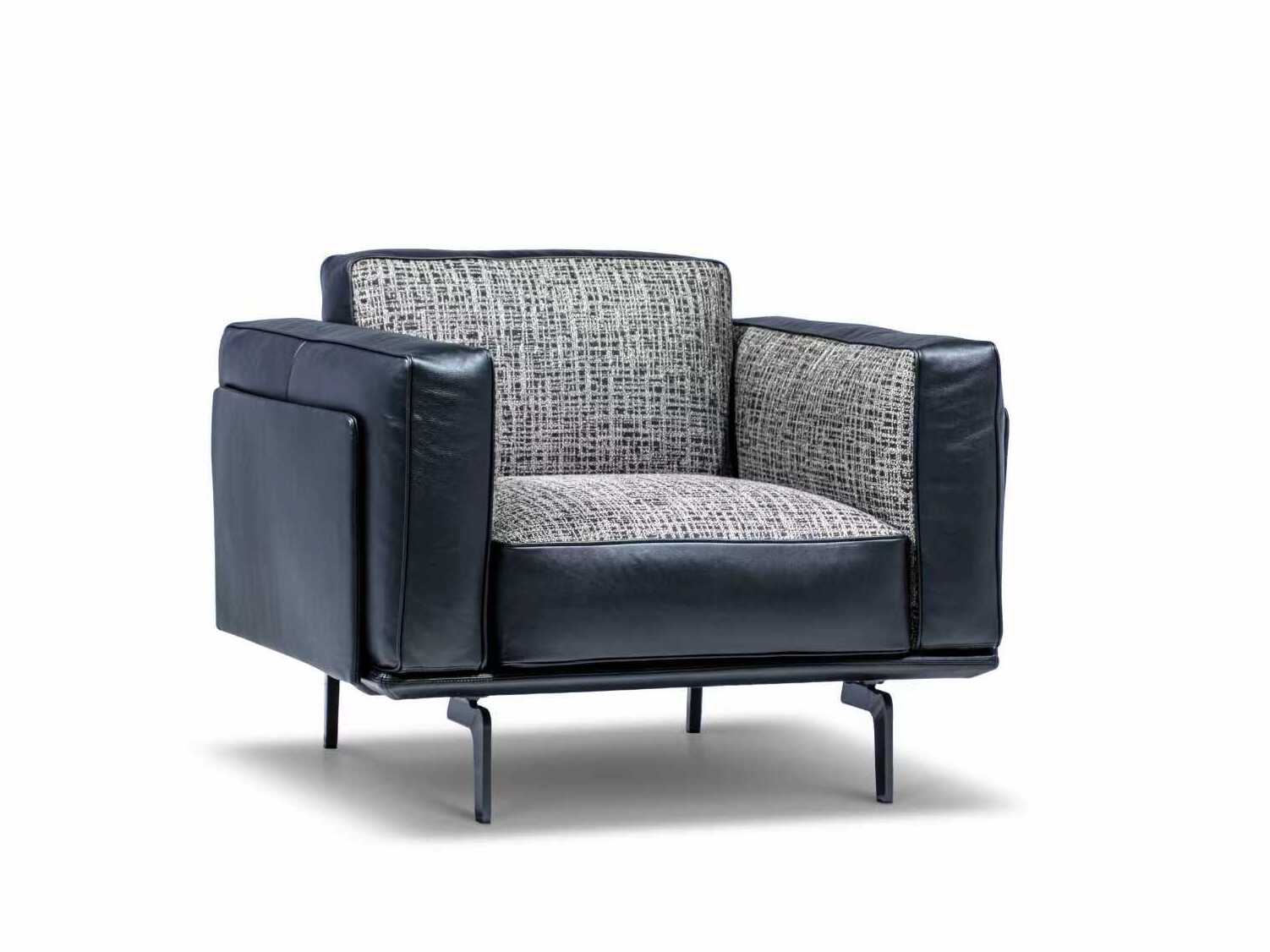 Кожаное кресло с подлокотниками CAMERICH Moda ARCH-00069908