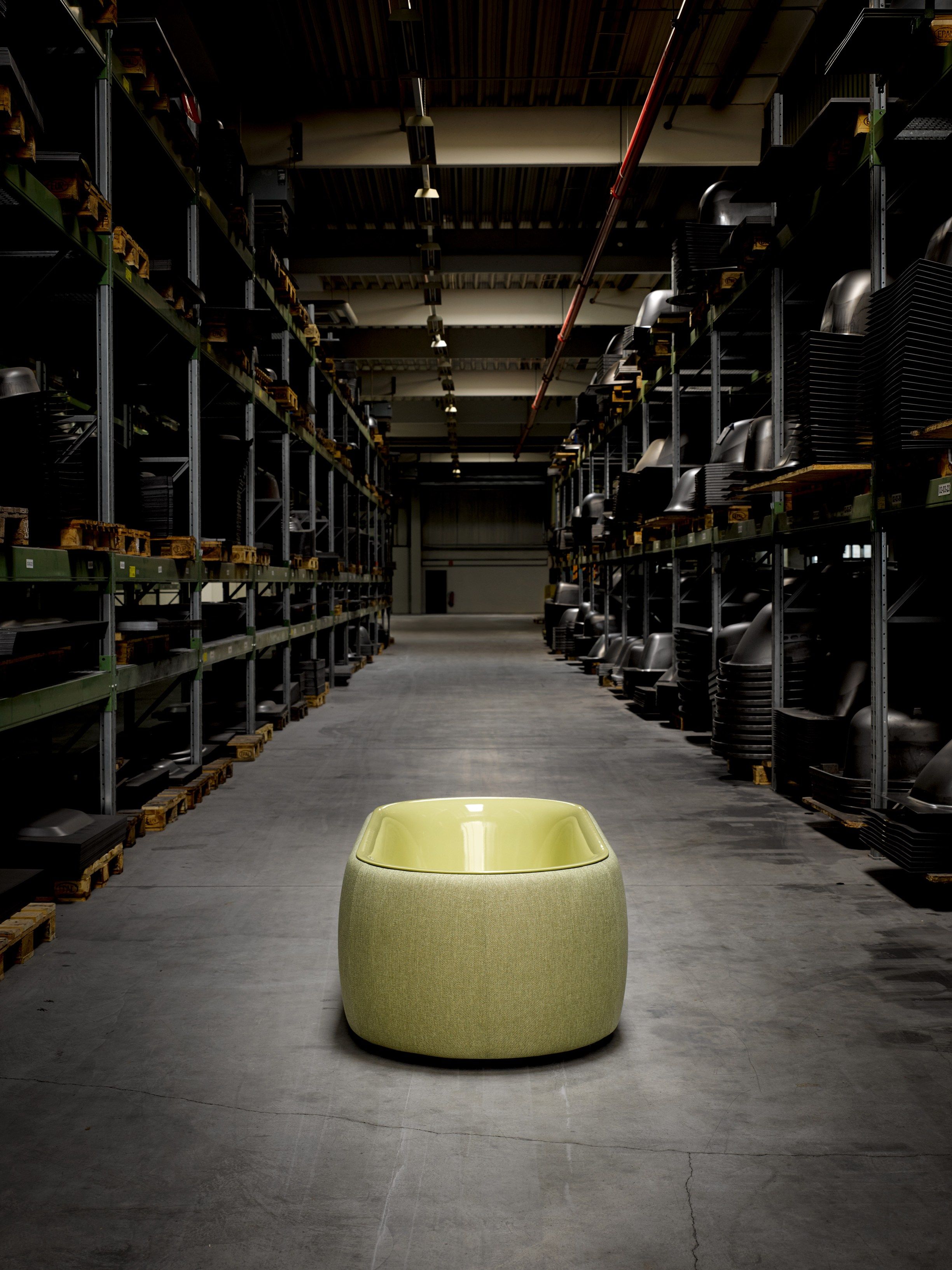 Эмалированная стальная ванна с тканевым покрытием Bette BetteLux Oval Couture ARCH-00051159 - Вид №6