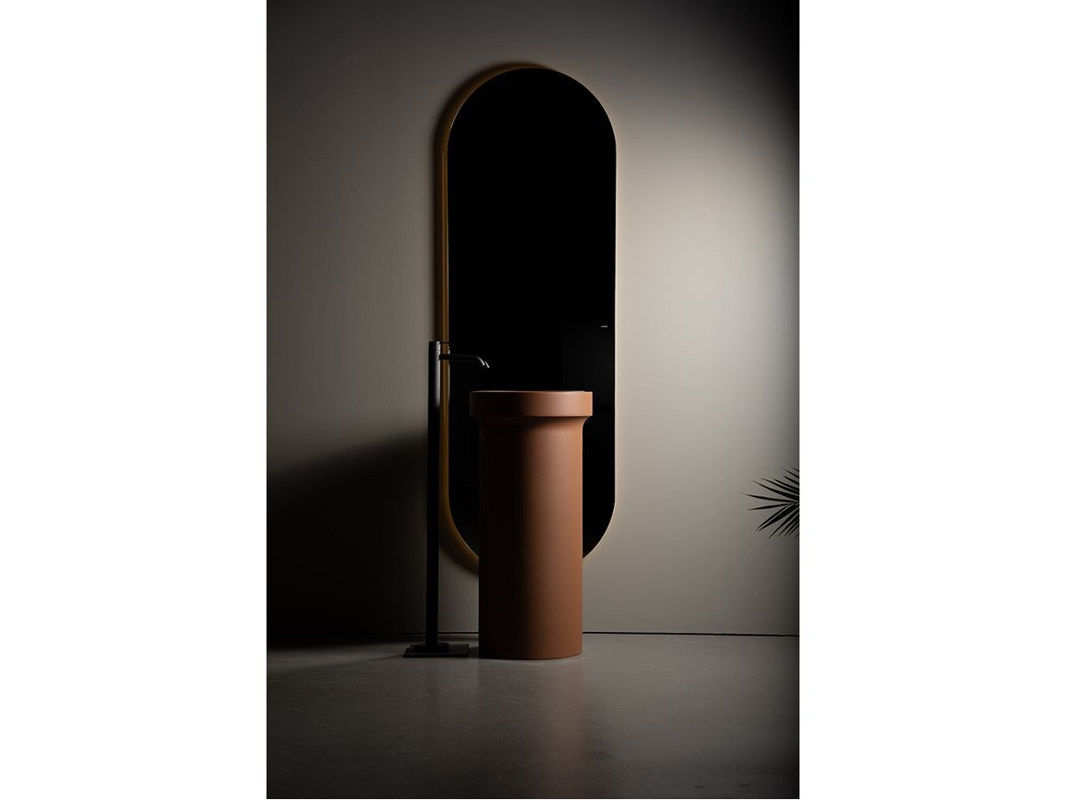 Овальное зеркало со встроенным освещением для ванной комнаты Inbani слой ARCH-00038871 - Вид №8