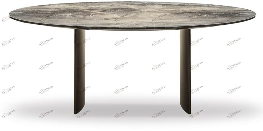 Minotti Круглый мраморный стол Linha sun-id-1419239