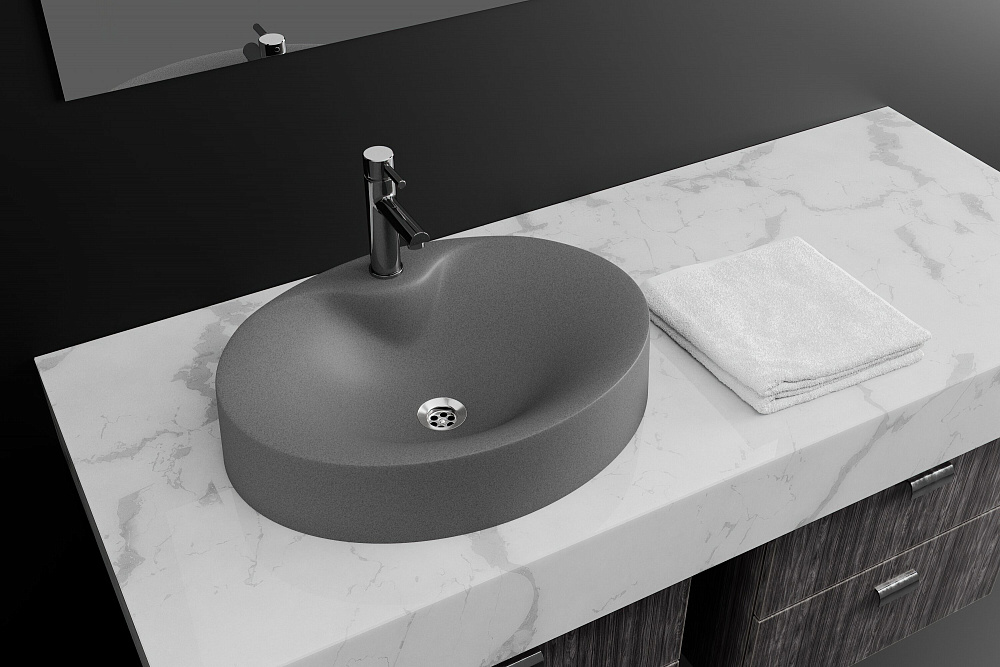 Раковина накладная Formastone Лотос 110 Лотос 110 650 - Вид №6