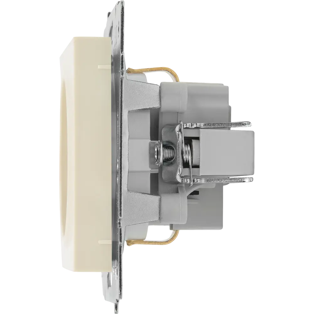 Розетка LEZARD Vesna с защитой от детей, кремовый 84408555 STLM-1575898 - Вид №3