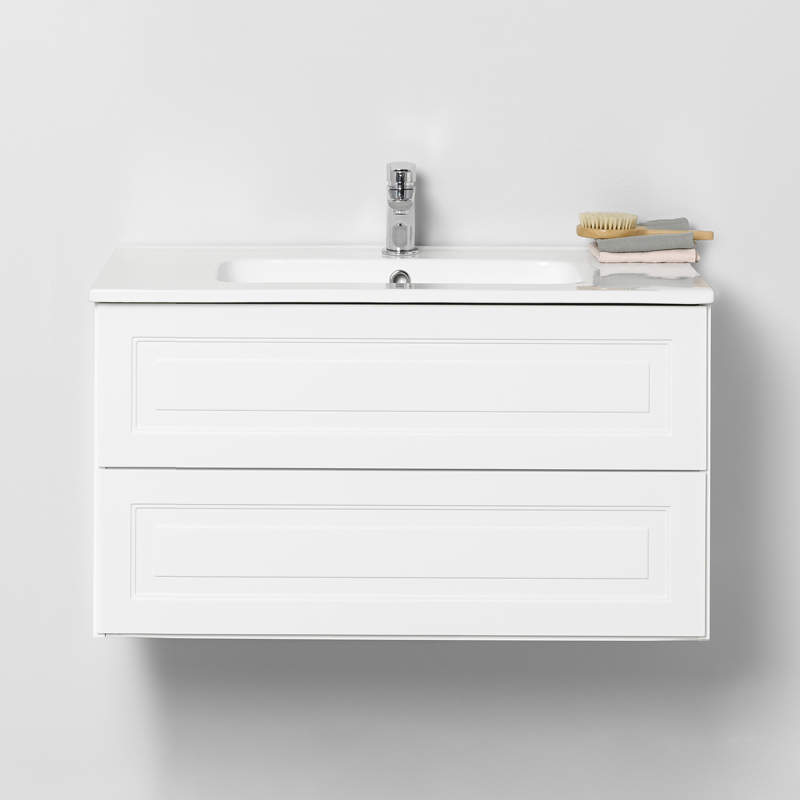 20071251 Шкаф Для Умывальника Dawn 800 Белая Рама, С Открыванием Westerbergs Белый 