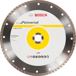 Диск алмазный универсальный Bosch Eco for Universal 2608615039 турбо 230x22.2x3 мм 82857614 STLM-2081563
