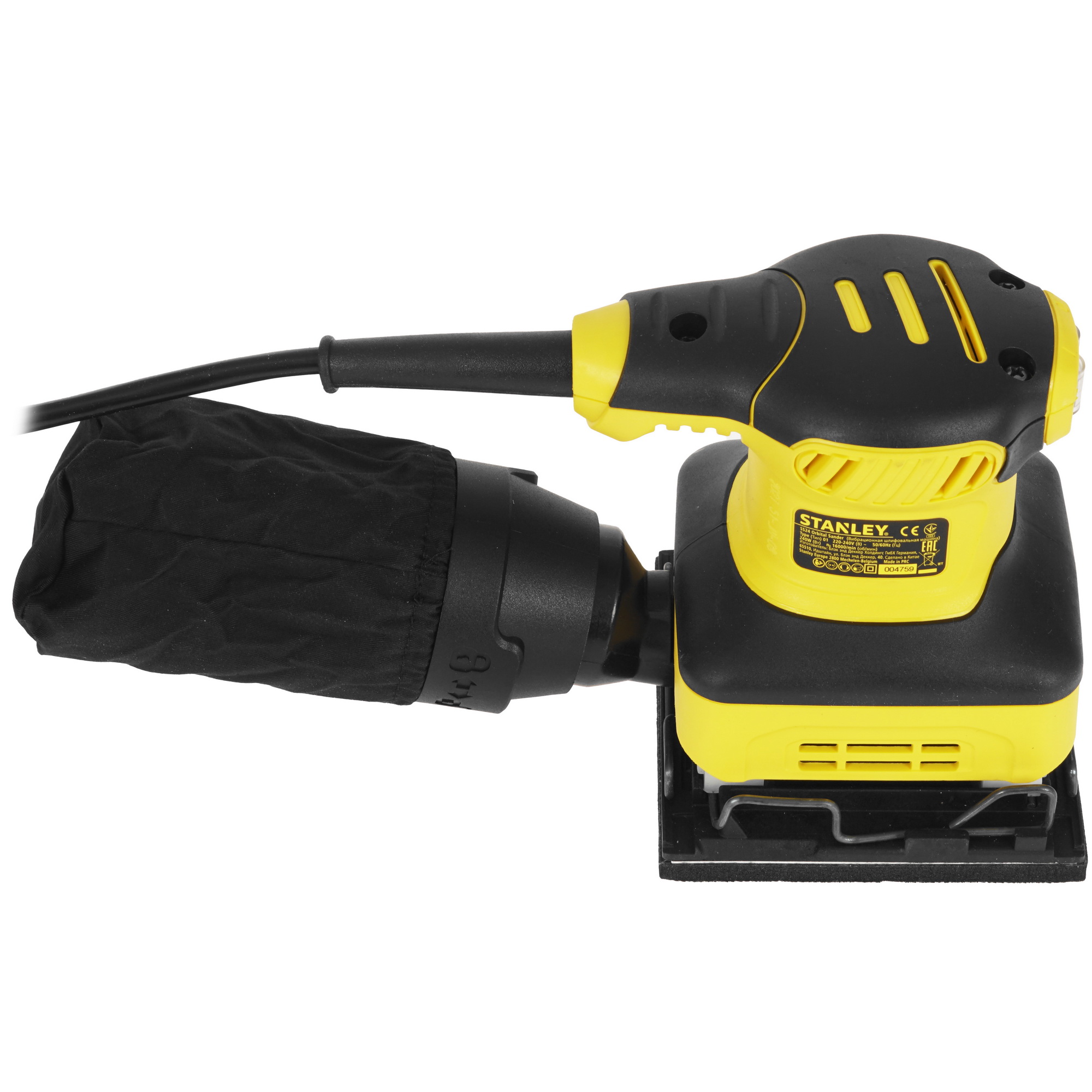 Виброшлифовальная машина Stanley SS24 9014086 STDN-0146758 - Вид №3